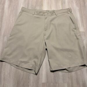 PGA Tour Men's Khaki Flat Front Shorts